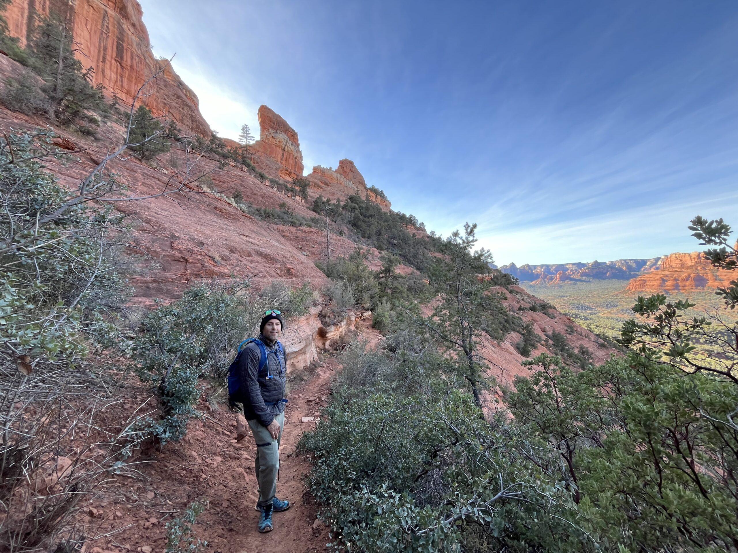 Hiker on Munds Wagon, Cow Pies, Hangover Loop